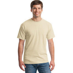 Round Neck T Shirt Solid Color Short Sleeved Men's T Shirt